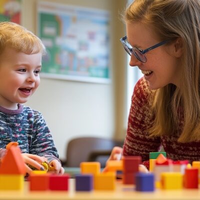 Kid with blocks Kid with blocks
